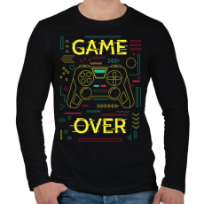 PRINTFASHION gamer - Férfi hosszú ujjú póló - Fekete