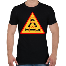 PRINTFASHION Gamer - Férfi póló - Fekete férfi póló
