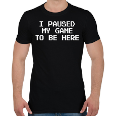 PRINTFASHION Gamer - Férfi póló - Fekete