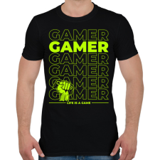 PRINTFASHION gamer - Férfi póló - Fekete férfi póló