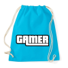 PRINTFASHION Gamer GTA style - Sportzsák, Tornazsák - Surf blue