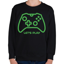 PRINTFASHION Gamer - Gyerek pulóver - Fekete gyerek pulóver, kardigán