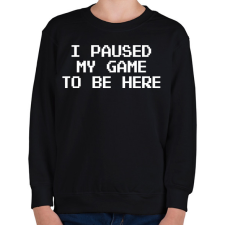 PRINTFASHION Gamer - Gyerek pulóver - Fekete gyerek pulóver, kardigán