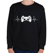 PRINTFASHION gamer - Gyerek pulóver - Fekete gyerek pulóver, kardigán