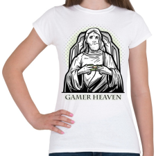 PRINTFASHION Gamer heaven - Női póló - Fehér női póló