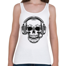 PRINTFASHION gamer koponya - Női atléta - Fehér női trikó