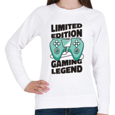 PRINTFASHION Gamer legenda - limited edition - Női pulóver - Fehér női pulóver, kardigán