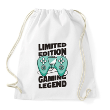 PRINTFASHION Gamer legenda - limited edition - Sportzsák, Tornazsák - Fehér tornazsák