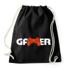 PRINTFASHION Gamer logó - Sportzsák, Tornazsák - Fekete