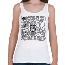 PRINTFASHION gamer - Női atléta - Fehér