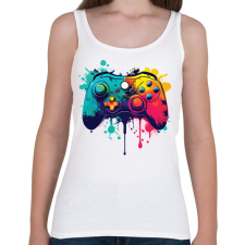 PRINTFASHION gamer - Női atléta - Fehér női trikó