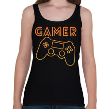 PRINTFASHION Gamer - Női atléta - Fekete női trikó