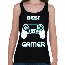 PRINTFASHION Gamer  - Női atléta - Fekete női trikó