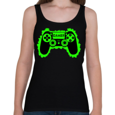 PRINTFASHION Gamer - Női atléta - Fekete