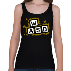 PRINTFASHION Gamer - Női atléta - Fekete