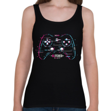 PRINTFASHION gamer - Női atléta - Fekete női trikó