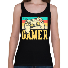 PRINTFASHION gamer - Női atléta - Fekete női trikó