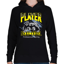 PRINTFASHION gamer - Női kapucnis pulóver - Fekete női pulóver, kardigán