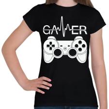 PRINTFASHION gamer - Női póló - Fekete női póló