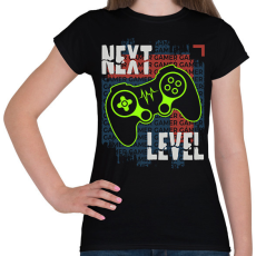 PRINTFASHION gamer - Női póló - Fekete