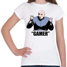 PRINTFASHION Gamer póló - Dr. Genya - Női póló - Fehér női póló
