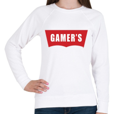 PRINTFASHION Gamer's - Női pulóver - Fehér női pulóver, kardigán