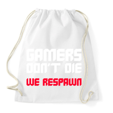 PRINTFASHION Gamer - Sportzsák, Tornazsák - Fehér tornazsák