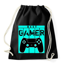 PRINTFASHION Gamer  - Sportzsák, Tornazsák - Fekete tornazsák