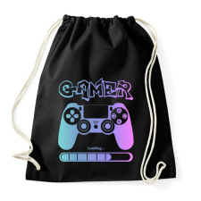 PRINTFASHION Gamer - Sportzsák, Tornazsák - Fekete tornazsák