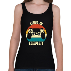 PRINTFASHION Gamer szülinap - Női atléta - Fekete