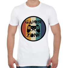 PRINTFASHION Gamer zone2 - Férfi póló - Fehér férfi póló