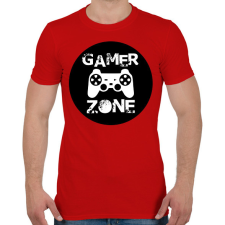PRINTFASHION Gamer zone3 - Férfi póló - Piros férfi póló