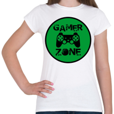 PRINTFASHION Gamer zone - Női póló - Fehér női póló