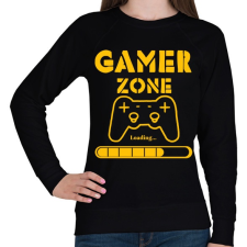 PRINTFASHION Gamer zone - Női pulóver - Fekete női pulóver, kardigán