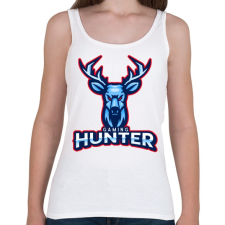 PRINTFASHION Gaming Hunter - Női atléta - Fehér női trikó