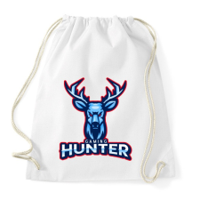 PRINTFASHION Gaming Hunter - Sportzsák, Tornazsák - Fehér tornazsák