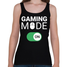 PRINTFASHION Gaming mode on! - Női atléta - Fekete