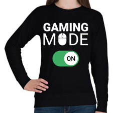 PRINTFASHION Gaming mode on! - Női pulóver - Fekete női pulóver, kardigán