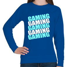 PRINTFASHION Gaming - Női pulóver - Királykék
