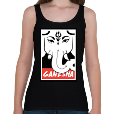 PRINTFASHION Ganesha - Női atléta - Fekete