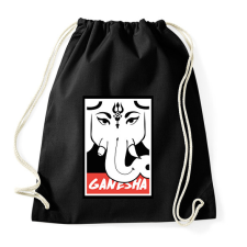 PRINTFASHION Ganesha - Sportzsák, Tornazsák - Fekete tornazsák