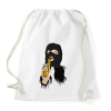 PRINTFASHION Gangsta B*tch - Sportzsák, Tornazsák - Fehér