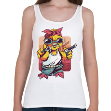 PRINTFASHION Gangster Canary_Rajztábla 1 - Női atléta - Fehér