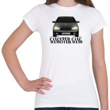 PRINTFASHION Gangster Gang - Női póló - Fehér női póló