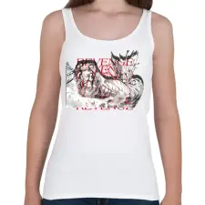 PRINTFASHION Garou | Revenge GYM  - Női atléta - Fehér női trikó