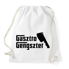 PRINTFASHION Gasztro Gengszter - Sportzsák, Tornazsák - Fehér tornazsák