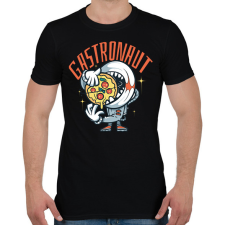 PRINTFASHION Gasztronauta - Férfi póló - Fekete férfi póló