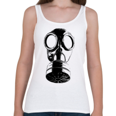 PRINTFASHION gáz maszk - Női atléta - Fehér