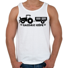 PRINTFASHION Gazdász szépe - Férfi atléta - Fehér atléta, trikó