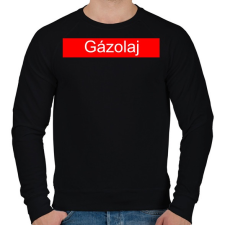 PRINTFASHION Gázolaj - Férfi pulóver - Fekete férfi pulóver, kardigán